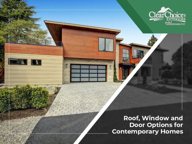 Roof, Window and Door Options for Contemporary Homes